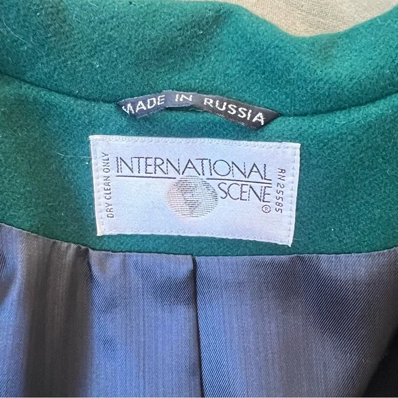 International Scene Long Wool Coat - Picture 5 of 5
